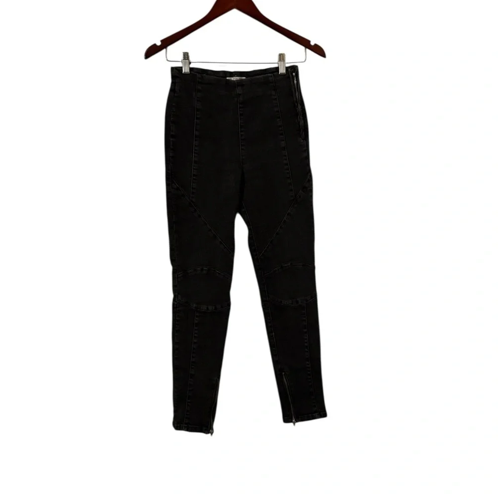 FREE PEOPLE We The Free Bella Moto Skinny Jeans